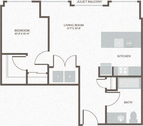 Maris Apartments West Seattle WA One Bed 6
